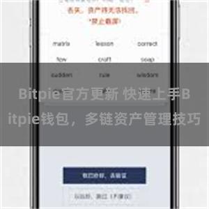 Bitpie官方更新 快速上手Bitpie钱包，多链资产管理技巧