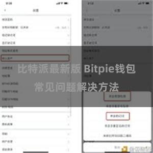 比特派最新版 Bitpie钱包常见问题解决方法