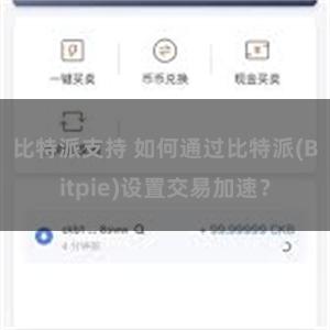 比特派支持 如何通过比特派(Bitpie)设置交易加速？