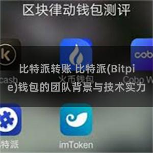 比特派转账 比特派(Bitpie)钱包的团队背景与技术实力