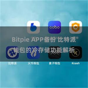 Bitpie APP备份 比特派钱包的冷存储功能解析